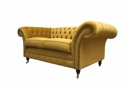Sofa 2 Seater Couch Upholstery Sofa Textile Fabric Chesterfield Couches new