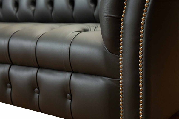 Chesterfield Leather Sofa Couch Upholstery 2 Seater Designer Sofas Couches