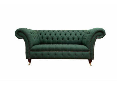 Chesterfield Sofa 2 Seater Upholstery Sofas Green Luxury Fabric Sofas Textile