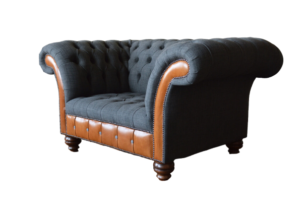 Armchair 1 Seater Sofa Upholstery Design Luxury Fabric Sofas Chesterfield Textile