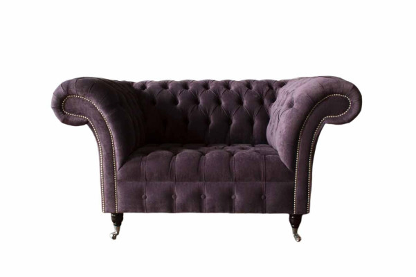 Armchair Chesterfield Velvet Single Seater Luxury Armchair Couches Living room new