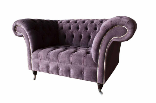 Armchair Chesterfield Velvet Single Seater Luxury Armchair Couches Living room new