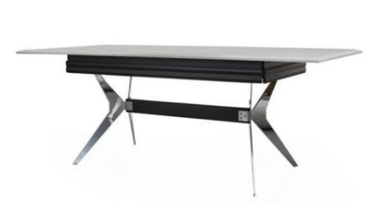 Dining area Dining room Dining table Chairs Table Modern 7-piece Black Extendable