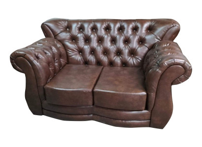 Sofa Chesterfield Luxury Couch 2 Seater Sofas Brown Leather Sofa Couches
