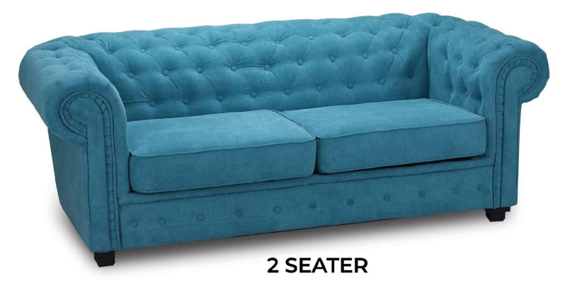 Chesterfield Sofa set Couch Upholstery Furniture Set Suite 3+2+1 Turquoise
