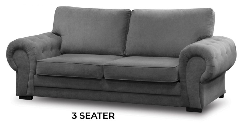 Luxury Sofa Couch Upholstered Sofas Upholstery Furniture Three Seater Fabric Velvet
