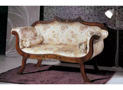 Classic r Two-seater Textile Living room furniture Luxury Seater Baroque style