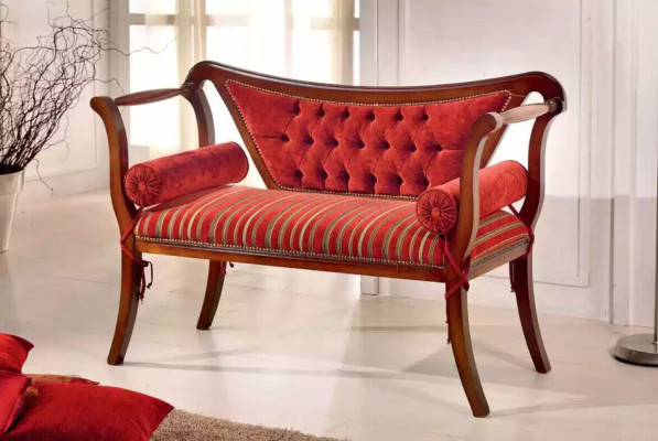 Classic Bench seat Design Living room Stool seat furniture 128x51x84