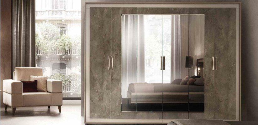 Classic r Antique Style Wardrobe Wardrobe Wood Coat rack Bedroom new