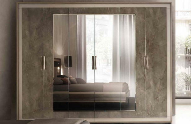 Classic r Antique Style Wardrobe Wardrobe Wood Coat rack Bedroom new