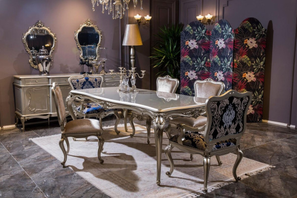 Recliner Chairs Armrest Upholstered Chair Luxury Chair Dining room Patterned