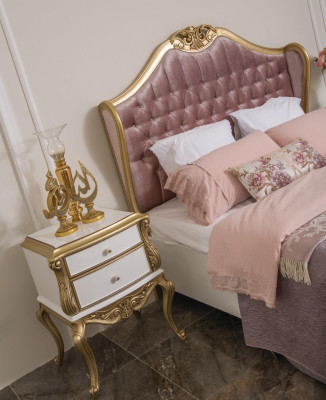 Chesterfield Bed Frame Design Upholstery Luxury Bed Bedroom Beds Pink