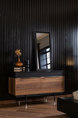 Chest of drawers + Mirror with storage space 2 pieces. incl. Mirror Sideboard Chests of drawers