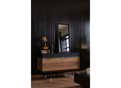 Chest of drawers + Mirror with storage space 2 pieces. incl. Mirror Sideboard Chests of drawers