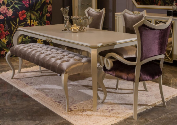 Luxury Dining room Dining table Chair Set Group Suite Table Tables Suite 5pcs.