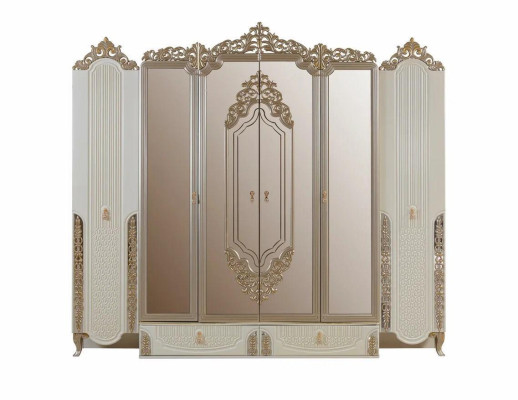 Bedroom Wardrobe Material Wood Wardrobe Modern new beige