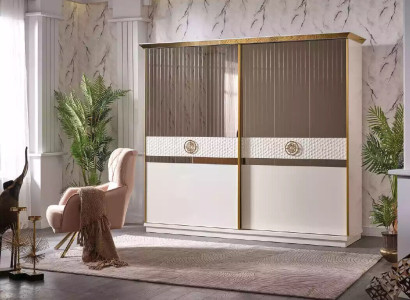 Wardrobe with sliding doors luxurious modern cabinets 260cm Wardrobe