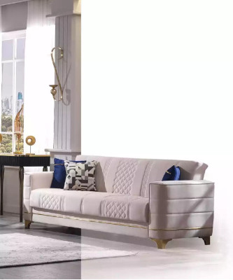 Designer Sofa set 3+3+1 Seater Sofa Fabric Suite Upholstery Set Modern
