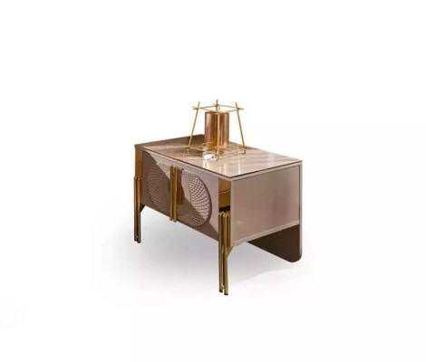 Bedroom Suite Bed 2x Bedside tables Bed frame Hotel bed 3 pieces