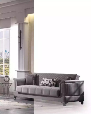Gray Sofa Luxury 3-Seater Couch Living room Furniture Upholstery Couches Sofas