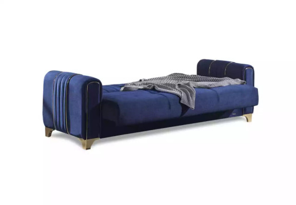Gray Three Seater Luxury 3-Seater Couch Upholstered Sofas Living room Furniture