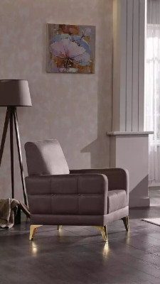 stainless steel armchair seat furniture relaxation chair living room furniture upholstered chair