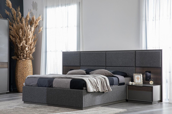Bed Upholstery Design Luxury Double Beds Sleep Room Modern Furniture