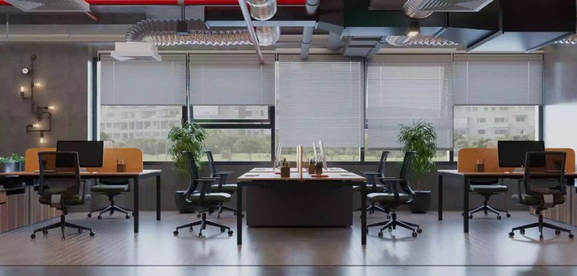 Office furniture Work tables Large Office work surface Tables Office station Modern