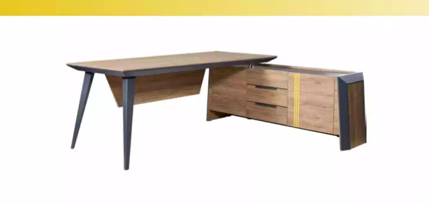 Wood Corner Desks Modern Office Furniture Desk Wooden Furniture Brown