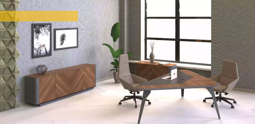 Chef Desk Exclusive Office Furnishings Table Modern Brown Tables Furniture
