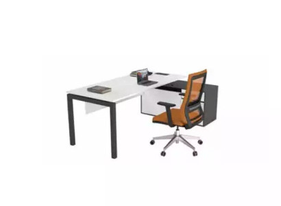 White work table computer desk office tables wooden furniture writing furniture modern