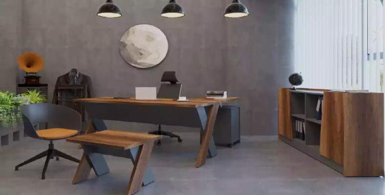 Luxury Desk Wood Tables Office Table Designer Tables Brown new
