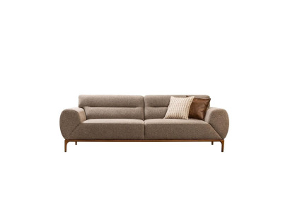 Couch Fabric Sofa Upholstered Sofa Sofa 3 Seater Three Seater Gray Design Sofas