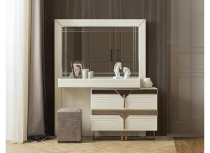 Dressing table Dressing table Console table Wood Bedroom Chest of drawers White