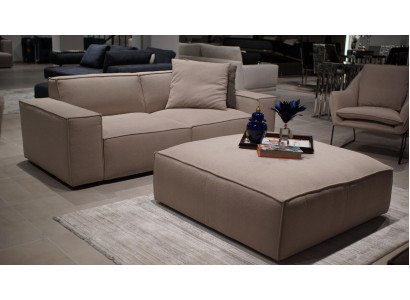 Living room Furniture Luxury Complete 2-piece Design Sofa Three-Seater Furnishings Stool