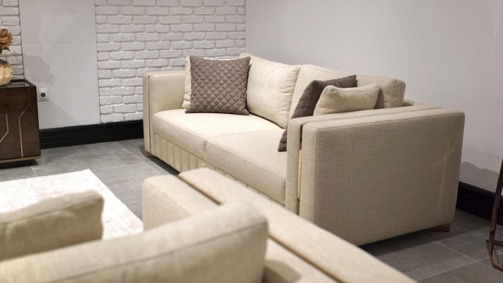 Living room Sofa Three Seater Design Furnishings Modern Furniture new Textile