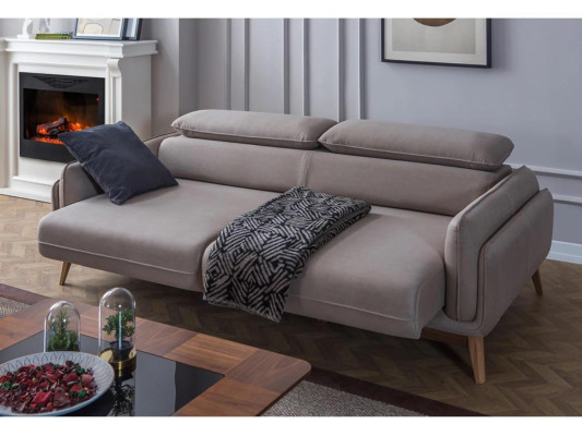 Living room Imitation leather three-seater sofa Modern Upholstered furniture Design Furniture new