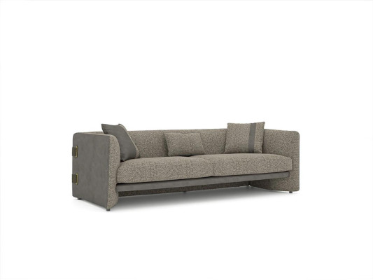 Sofa Three Seater Couch Gray Furniture Upholstered furniture Living room Furnishings new