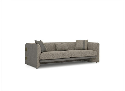 Sofa Three Seater Couch Gray Furniture Upholstered furniture Living room Furnishings new