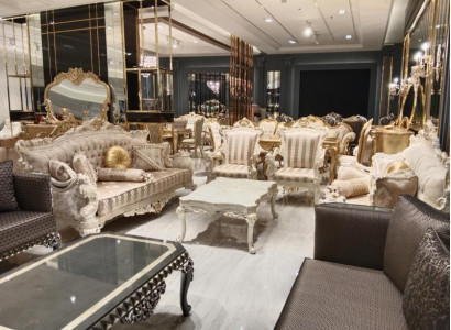 Designer Living room Set Sofas Stylish Armchair Modern Coffee table Sofa set