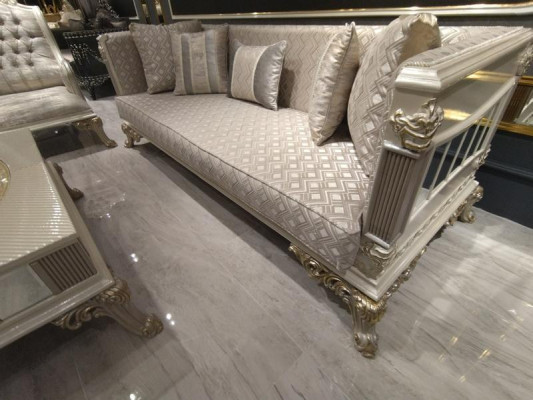 Colorful Living room Set 3+3+1+1 Seater Elegant Set 2x Sofa 2x Armchair