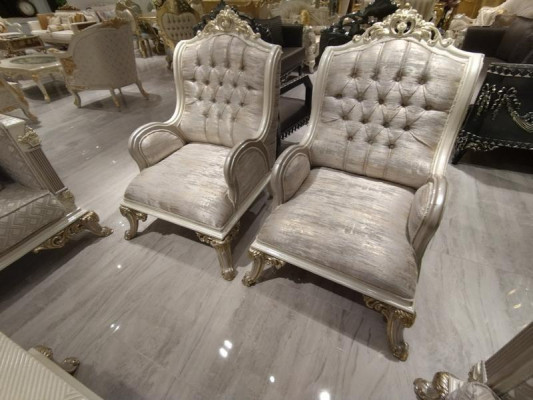 High-quality Living room Furniture Set 2x Sofa + Armchair exclusive s Living room Set