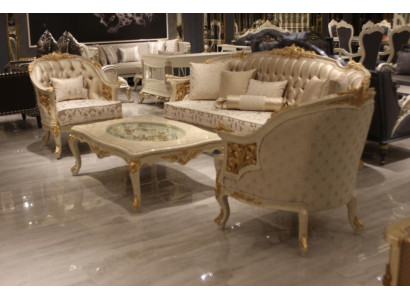 Stylish Living room Furniture Sofa set Set Living room Sofa 2x Armchair
