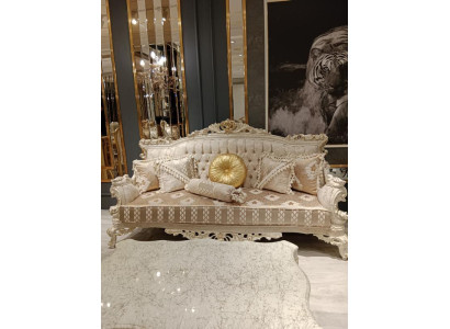 Elegant Sofa 3 Seater Noble Stylish Furniture Living room Beige Sofa new