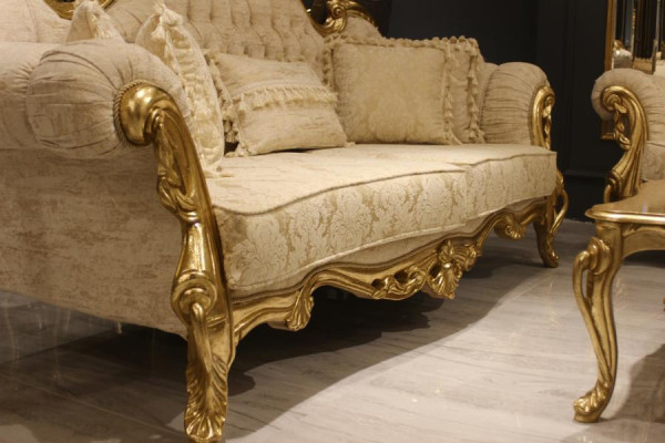 3 Seater Sofa Couch Upholstery Textile Sofas Couches Living room Luxury Sofa 3er new