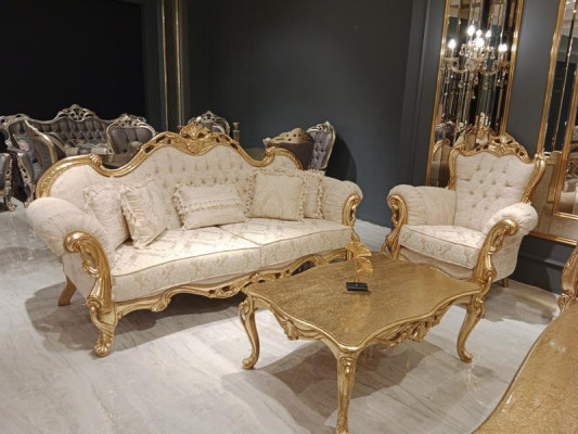 Chesterfield 3 Seater Designer Sofa Couch Upholstery Couches Textile new