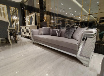Elegant Living room Furniture Sofa 3 Seater High-quality Sofa 3 Seater Gray