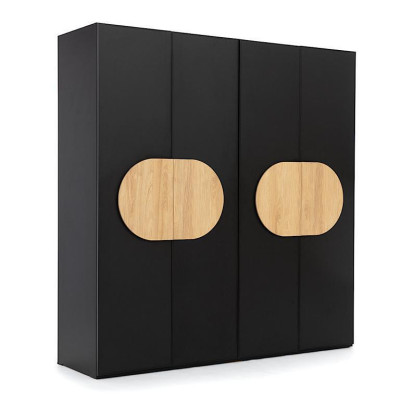 Black -Brown Bedroom Furniture Designer Bed Wardrobe Chest of drawers