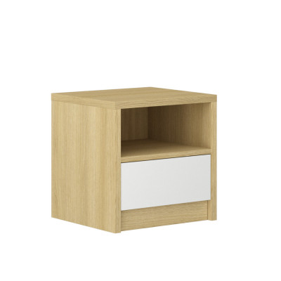 White Bedroom Furniture Luxury Bed Bedside tables Large Wardrobe