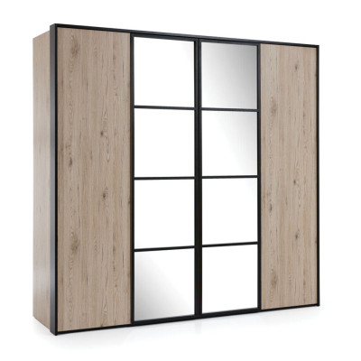 Large Bedroom Wardrobe Modern Cabinets Luxurious Wood Furniture